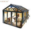 Customized Outdoor Aluminum alloy Winter Garden Room House Glass Sunrooms1