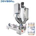 Manual Control Food Paste Filler Machine with Mixer Hopper for Sale from China1