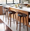 الحديد بالجملة عينة مجانية وسادة جلدية منزلية الحديثة مطعم المطبخ بار كرسي 1 كرسي 1
