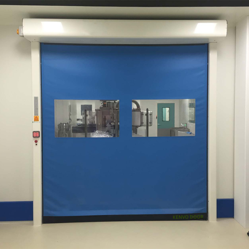 Interior use zipper high speed doors