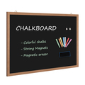 Wooden Frame Magnetic Blackboard - Writing Display Chalk Board for Messages1