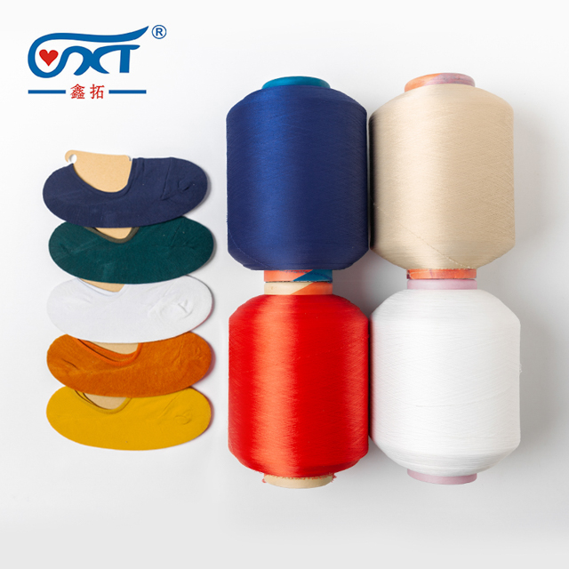 Custom colors Soft Polyester Yarn 200D/96F DTY 100% Polyester Yarn