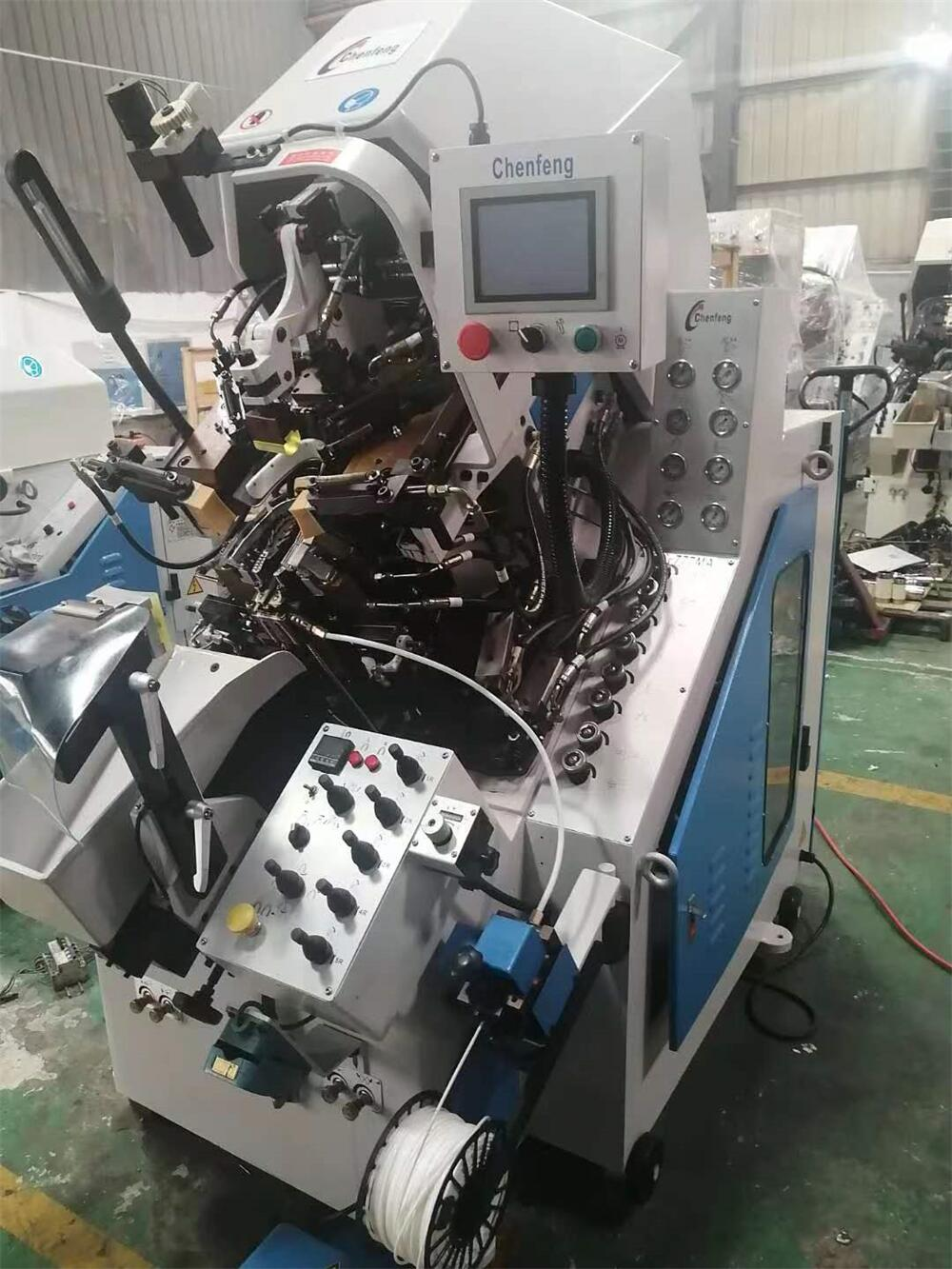 Rekonditionierte 9 Bincer computergestützte Zehendauermaschine mit heißer Schmelze CF-777MA