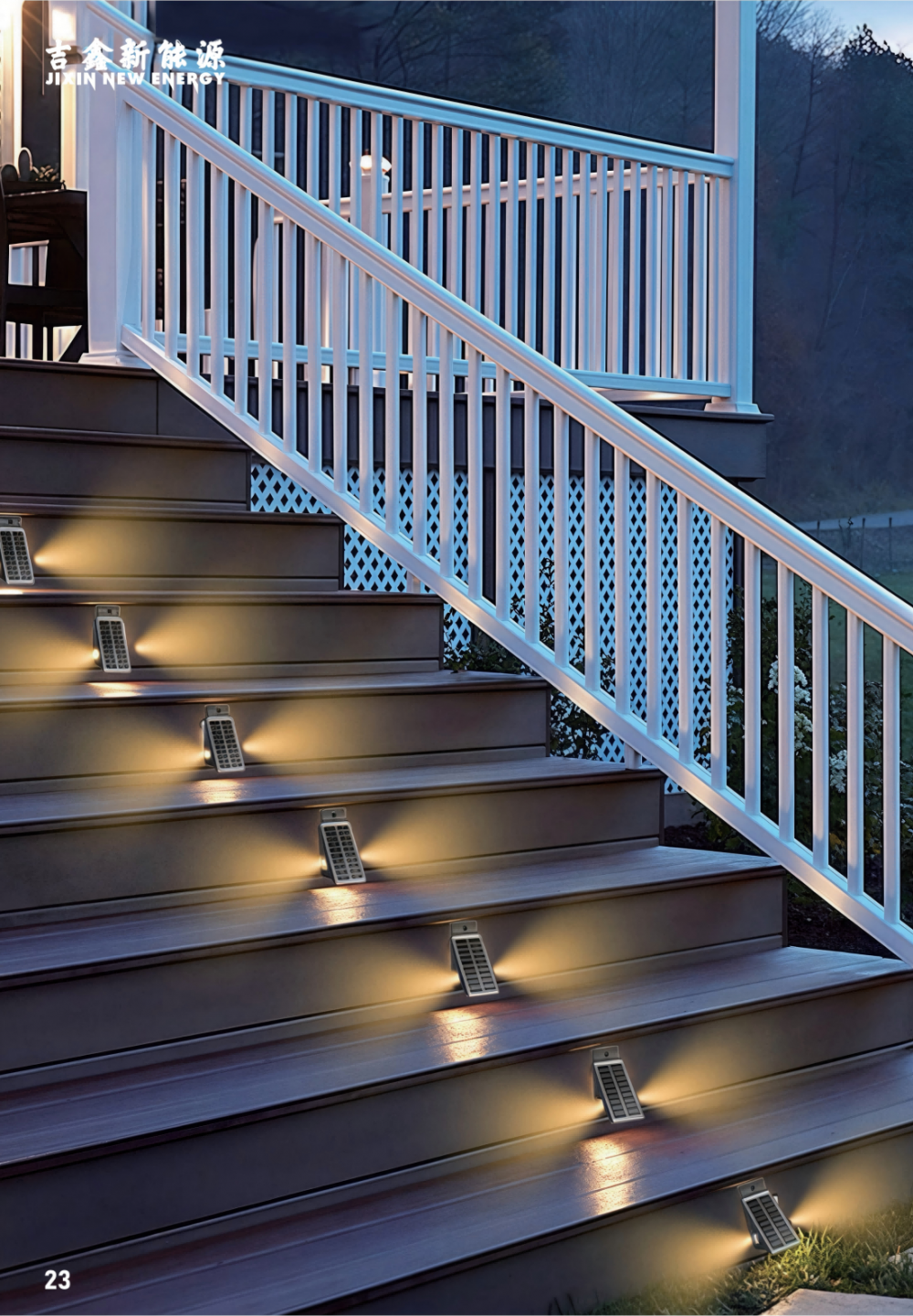 Trihedral luminescence wall lamp