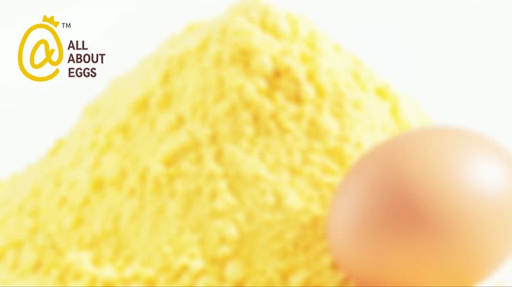 Pó de gema de ovo orgânico