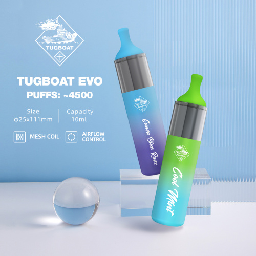 2-Tugboat Evo 4500 Puff Ecigarette Vape