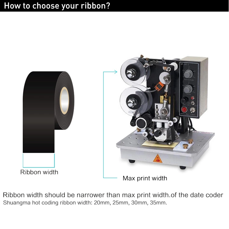 thermal transfer wax resin ribbon