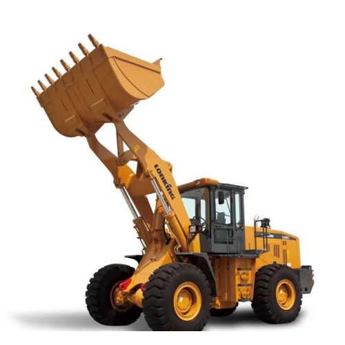 Shandong Lingong large wheel loader LG978 was delivered in Ukraine