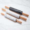 Solid Wood Marble Rolling Pin for Pastry and Dough1
