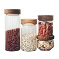 Transparent Glass Storage Jar Multi-specification Multi-grain Tea Sealed Storage Jar1