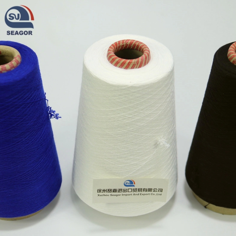  Good Elasticity Elastic Cotton Yarn