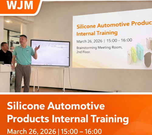 WJM realiza treinamento interno em produtos automotivos de silicone para aumentar a experiência entre departamentos