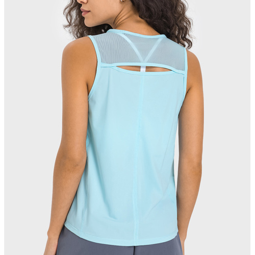 New Back Cut-out Sports Sleeveless T-shirt