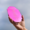 Custom Rose Red Mirror Acrylic Wedding Invitations: Romantic Style for Your Special Day1