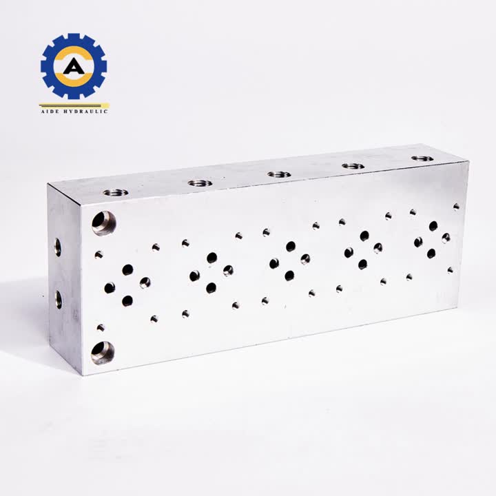 Hydraulic oil circuit block