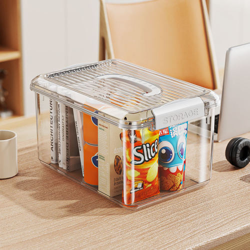 Durchsichtiges, stapelbares Aufbewahrungsbehälter-Set