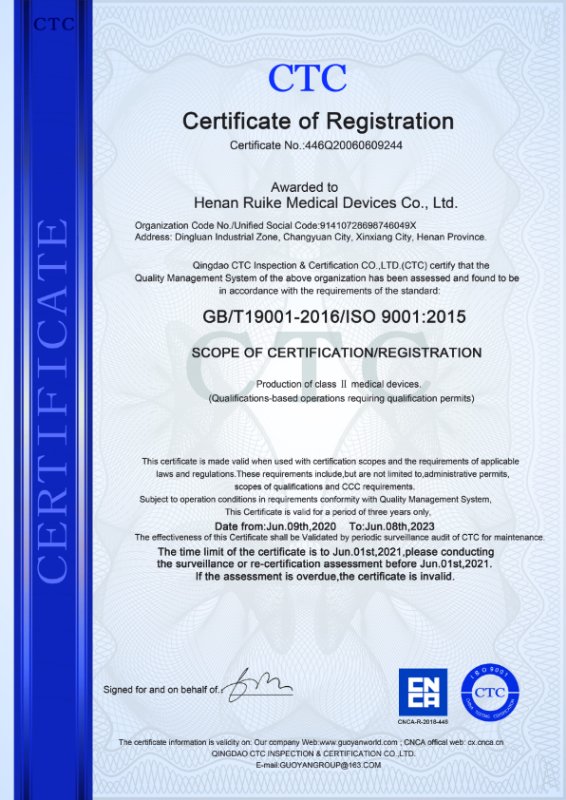 Certificate of Registration