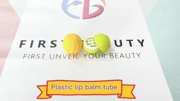 Colorful Ball Shape Lip Balm Tube 