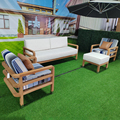 Waterproof Teak Wood Outdoor Sofa Set for Villa Patio and Balcony1