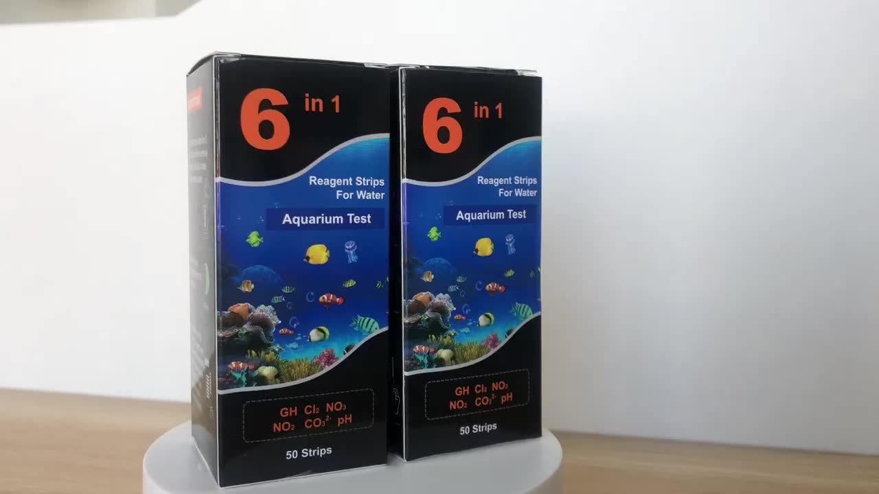 5 po en 1 bandes de test Conditionneur d&#39;eau pour aquariums, 4 COUNT1