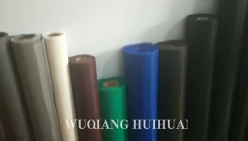 18*16 fireproof PVC mosquito bug proof Coated fly netting Window insect Screen fiberglass wire mesh net1