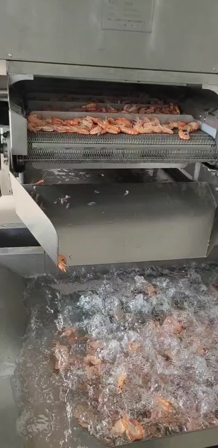 shrimp blanching output