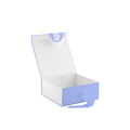 Luxury Magnetic Gift Box with Ribbon and Gold Stamping - Custom Foldable Paper Packaging Box1