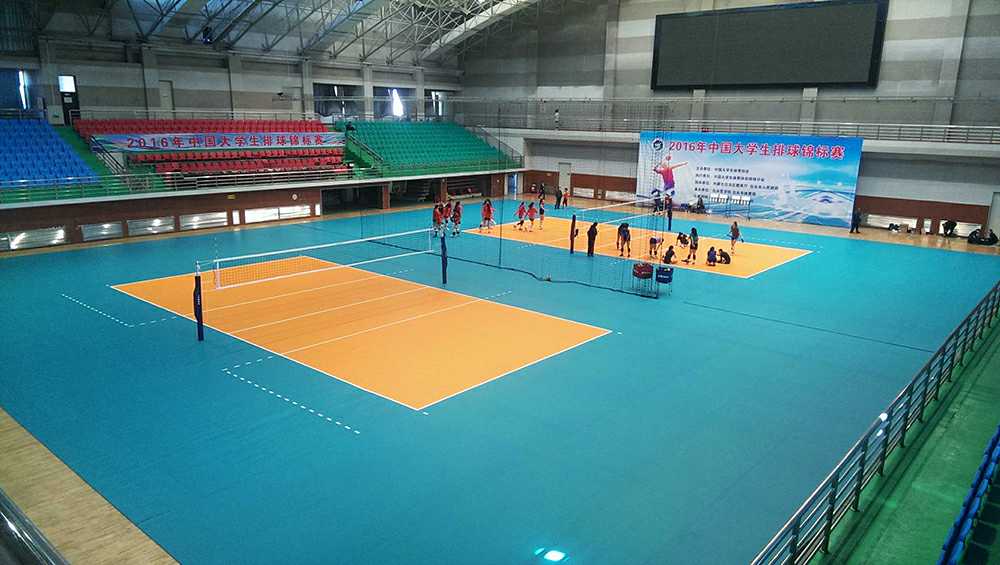 volleyball sports court floor
