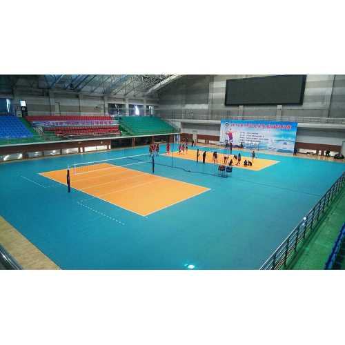 volleyball sports court floor