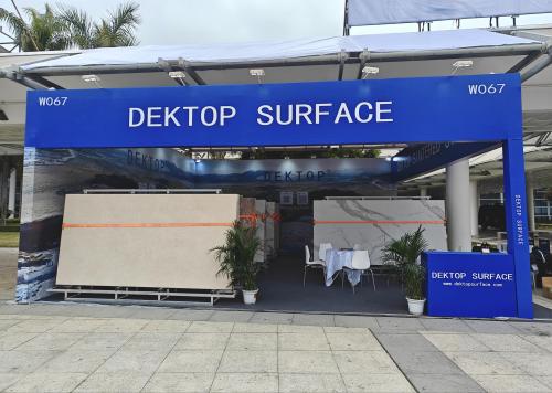 Pedra Sinterizada DEKTOP Brilha na 26ª Feira Internacional de Pedra da China (Xiamen)