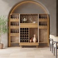 Groothandel Moderne Europese stijl IJzerwerk Custom Wall Monted Supermarket Display Opbergkast Bar Wine Rack1