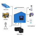 3KVA 24V Inverters 3KW 3000W Off Grid Singles Invert Phase Solare Ibrido Price Hybrid Solar Inverter with MPPT Charge Controller1