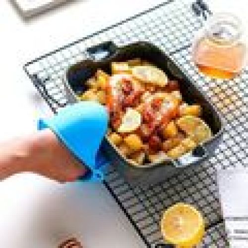 Silicone Microwave forven Mitt Luva resistente à luva BBQ Luva para cozinhar cozimento1