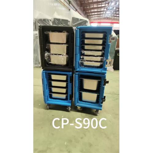 90L utensílios de cozinha hospitalidade restaurante catering equipamento de cozinha isolado transportador de alimentos