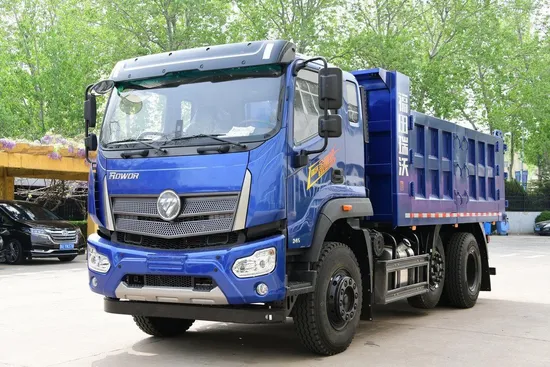Kecekapan Muatan Tinggi Foton 6X2 240HP 9cbm Trak Sampah Belakang untuk Projek Pembinaan Berskala Sederhana1