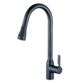 Black Ceramic Cartridge Faucet Waterfall Spout1