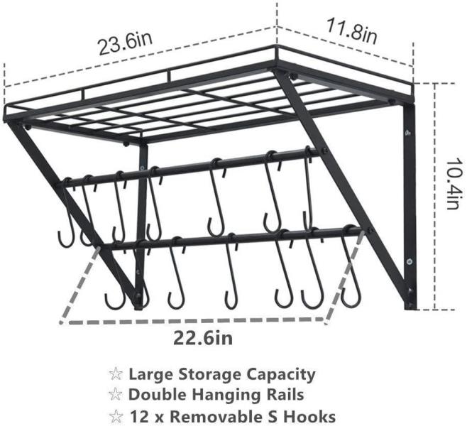 W600*D300*H260mm Kitchen Triangle Storage Rack