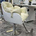 Móveis comerciais vintage antiguidades de beleza pesada salão de beleza hidráulica cadeira de barbeiro cortada de cabelo1