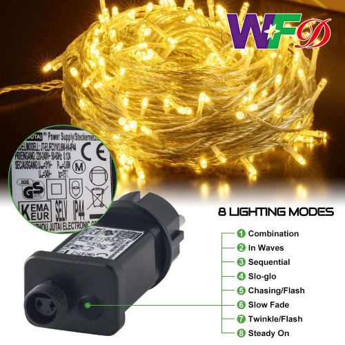 Wanfuda Crafts Factory déploie de nouvelles guirlandes lumineuses LED enfichables à 8 modes en tant que fournitures de jardin haut de gamme
