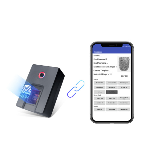 Bahan Biru Awak Kunci Scanner Fingerprint