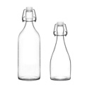 Swing Top Glass Bottle-Flip-top brewing bottle for juice milk vodka and leak-proof glass bottle1