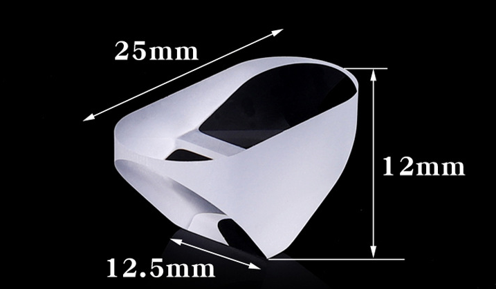 25x12.5x12mm Paul prisma per i telescopi isoscele angolo retta ottica vetro prisma