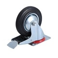 Industrial Rubber Wheels and Casters: 4/5/6/8 Inch Heavy Duty Iron Core Options for Furniture, Handcarts, and Garbage Cans1