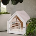 Nouveau design Assemblage intérieur moderne toile en bois massif salon balcon pour animaux de compagnie de compagnon de compagnie en bois détachable 1