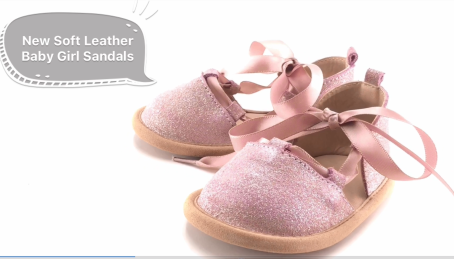 New Soft Leather Baby Girl Sandals