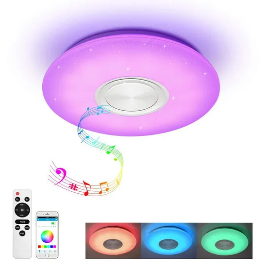 Luz de teto Smart Bluetooth com controle de aplicativos e Sync1