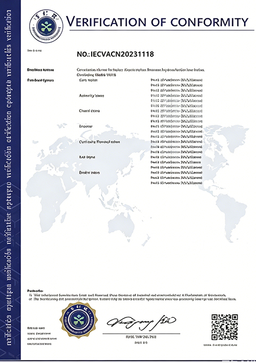 Product Certificate