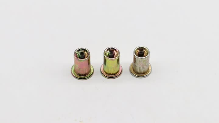 Blind Rivet Nut Yellow Zinc