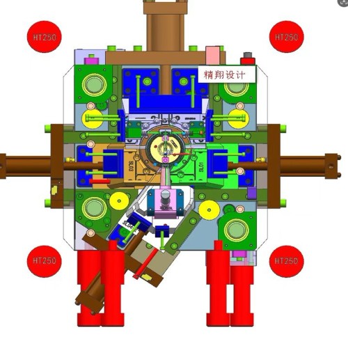 Herramienta de moldeo por inyección de precisión PBT