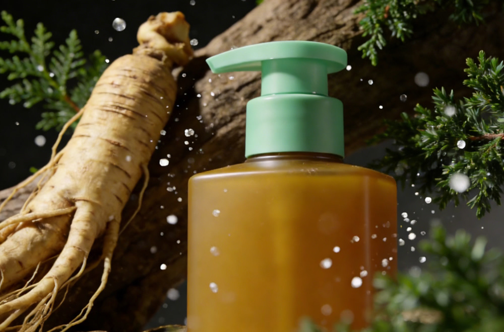 تركيبة الجينسنغ لإزالة القشرة